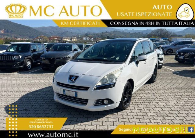 Usata Peugeot 5008 150 CV (110 kW) 2010 Bianco Monovolume