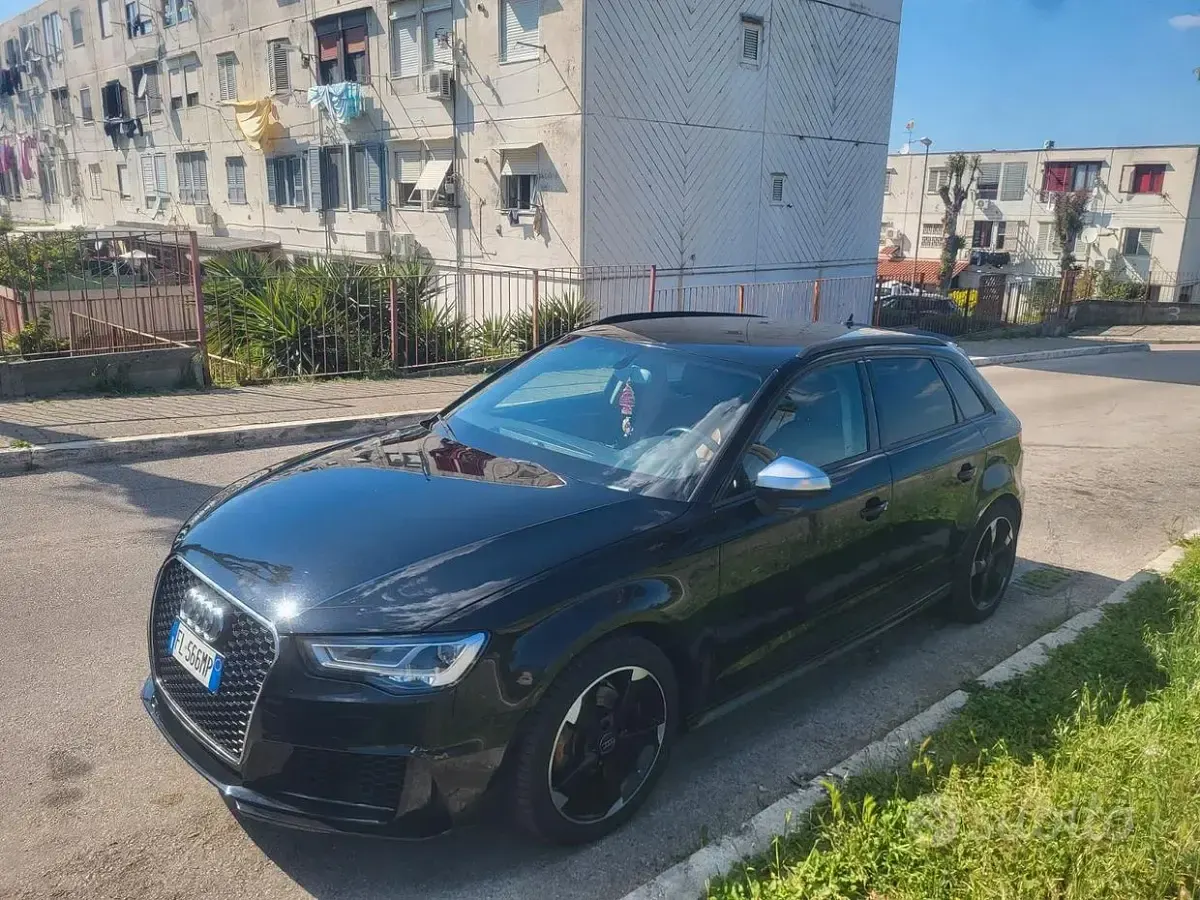 Usata Audi A3 110 CV (80 kW) 2014 Nero Utilitaria