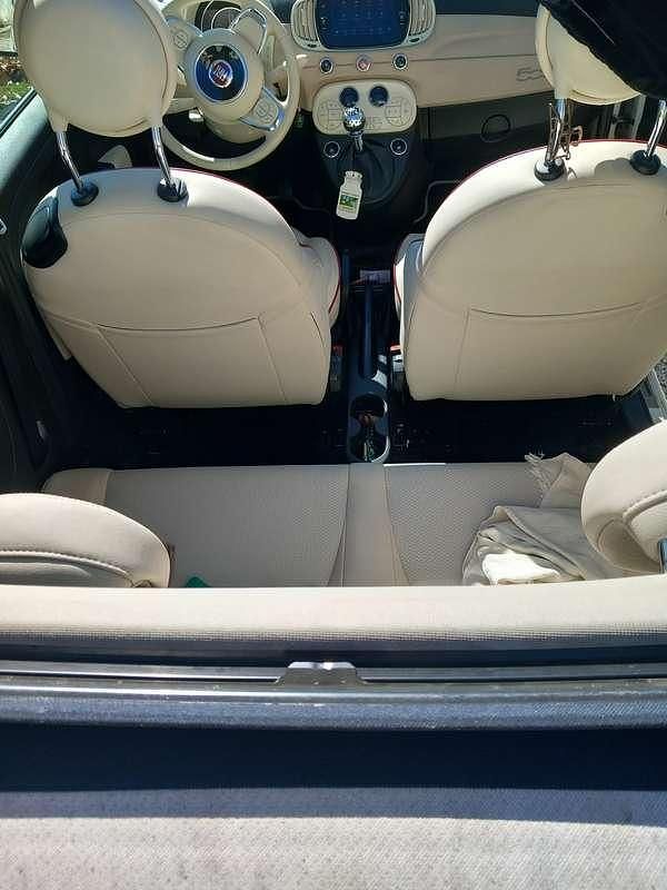 Usata Fiat 500C Dolcevita 69 CV (50 kW) 2021 Beige Cabrio