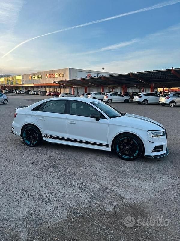 Usata Audi S3 400 CV (294 kW) 2018 Bianco Berlina