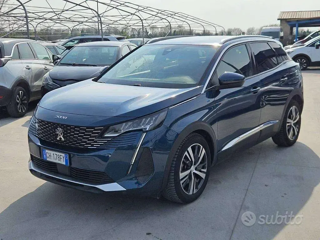 Usata Peugeot 3008 Allure 181 CV (133 kW) 2021 Blu/azzurro SUV