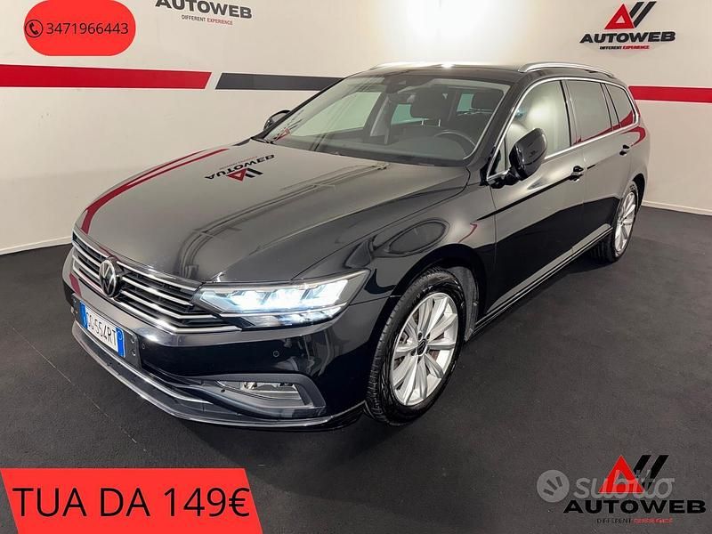 Usata VW Passat Business 150 CV (110 kW) 2021 Nero Station wagon