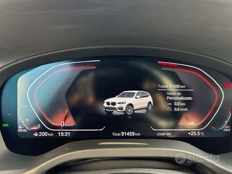Usata BMW X3 xLine 190 CV (139 kW) 2021 Bianco SUV