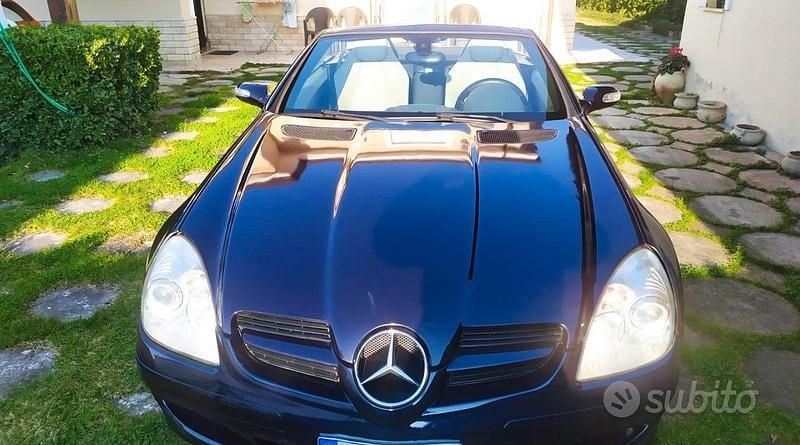 Usata Mercedes SLK200 2006 Blu Cabrio
