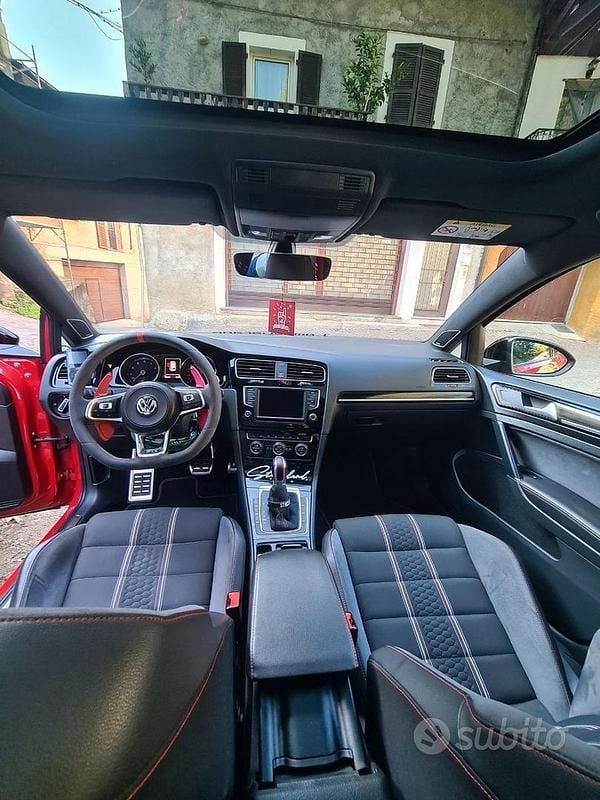 Usata VW Golf VII GTI Clubsport 265 CV (194 kW) 2017 Rosso Berlina