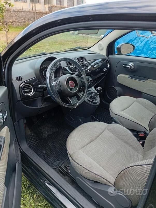 Usata Fiat 500 75 CV (55 kW) 2008 Nero Coupé