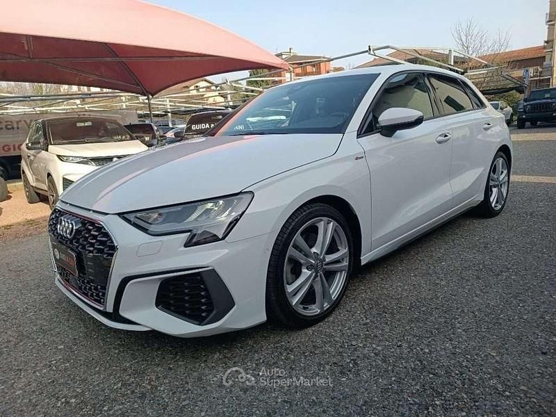 Usata Audi A3 S-Line 150 CV (110 kW) 2021 Bianco Berlina