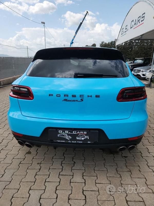 Usata Porsche Macan S 2015 Blu SUV
