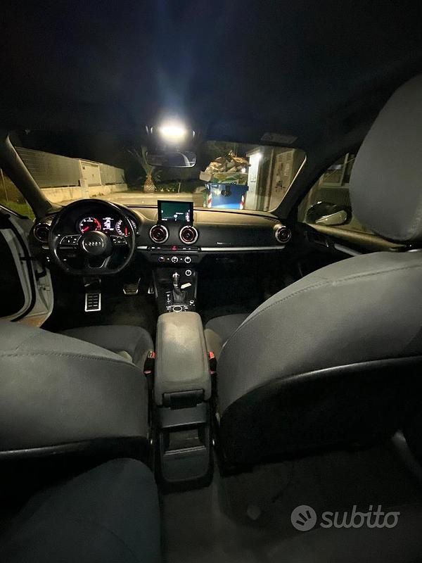Usata Audi A3 Ambiente 116 CV (85 kW) 2018 Bianco Berlina