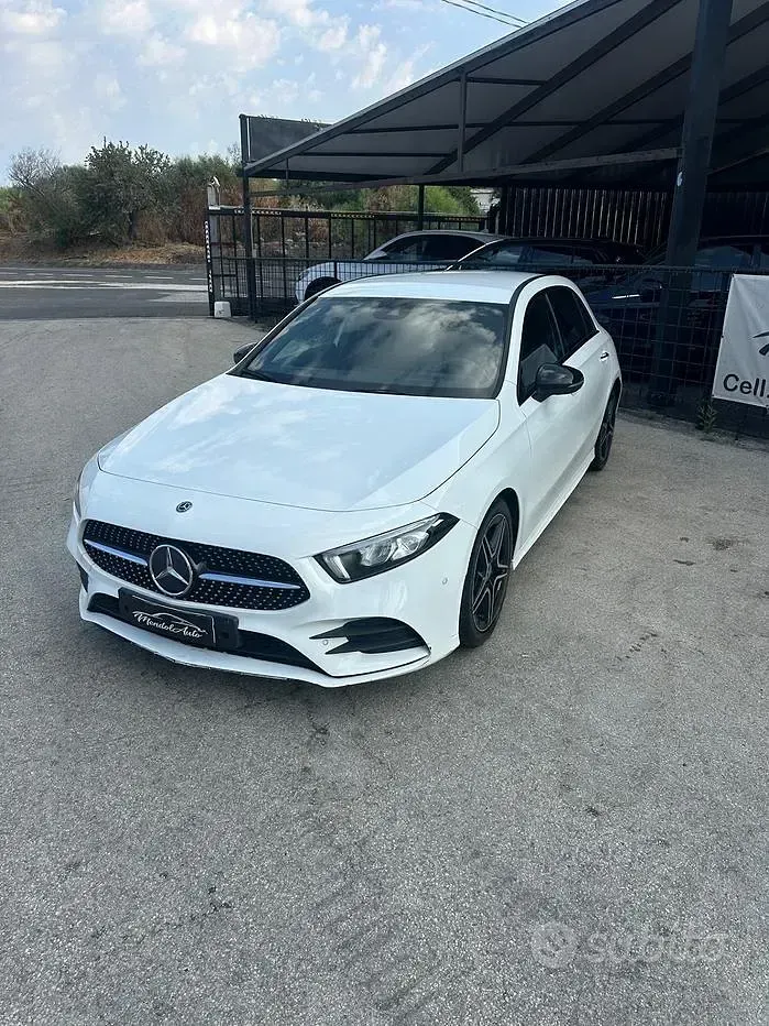 Usata Mercedes A180 Premium 116 CV (85 kW) 2019 Bianco Berlina