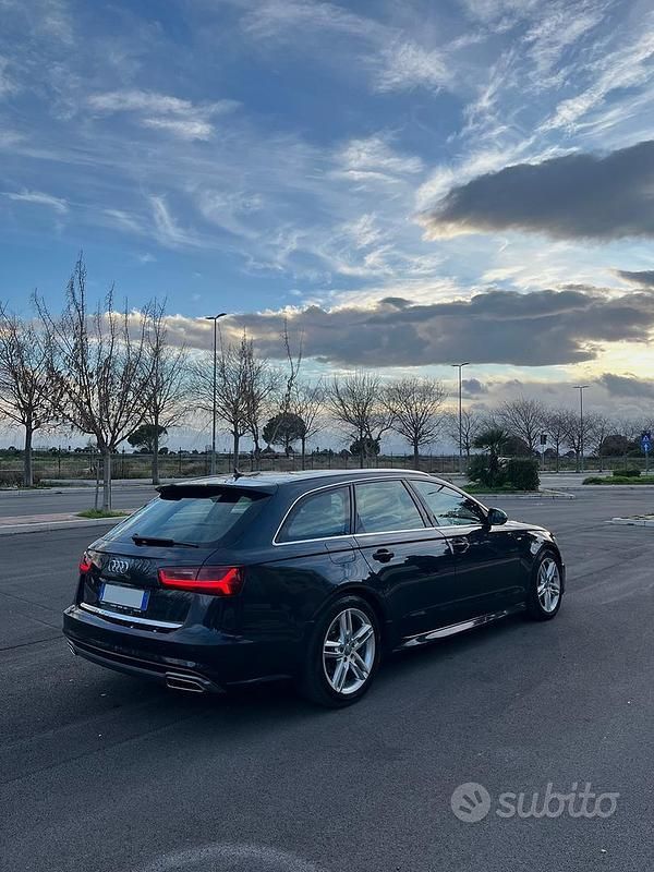 Usata Audi A6 S-Line 190 CV (139 kW) 2016 Blu Station wagon