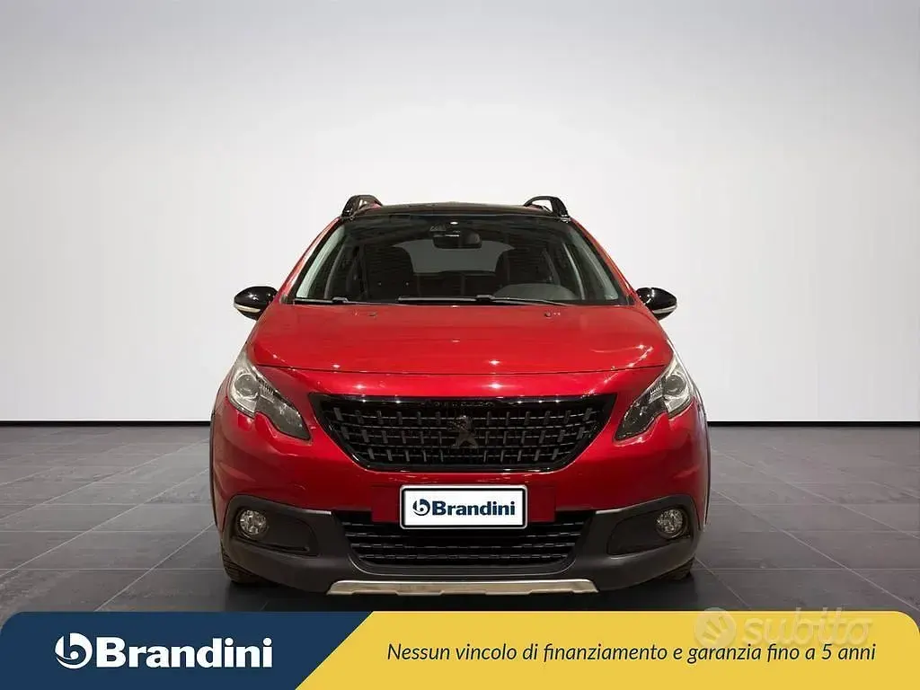 Usata Peugeot 2008 GT-line 102 CV (75 kW) 2019 Rosso SUV