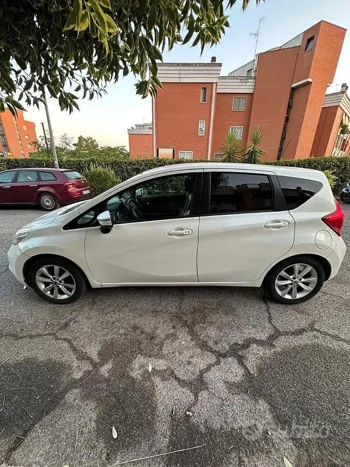 Usata Nissan Note Tekna 90 CV (66 kW) 2014 Bianco Utilitaria