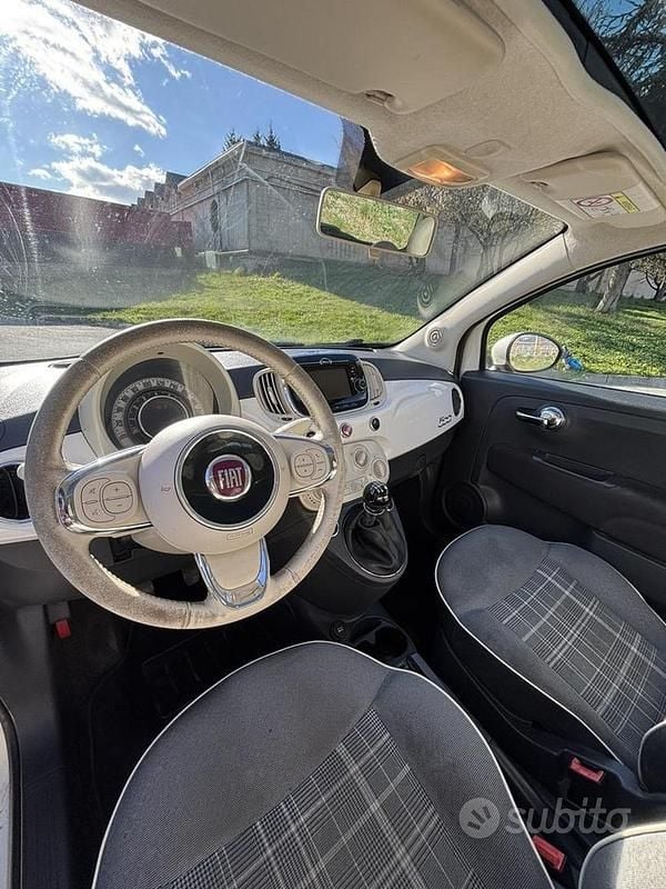 Usata Fiat 500 69 CV (50 kW) 2016 Bianco Berlina