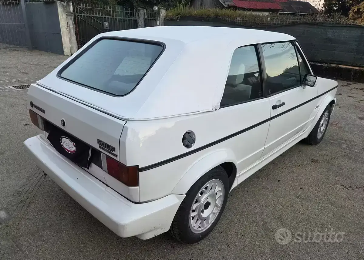 Usata VW Golf II Karmann 110 CV (80 kW) 1989 Bianco Utilitaria