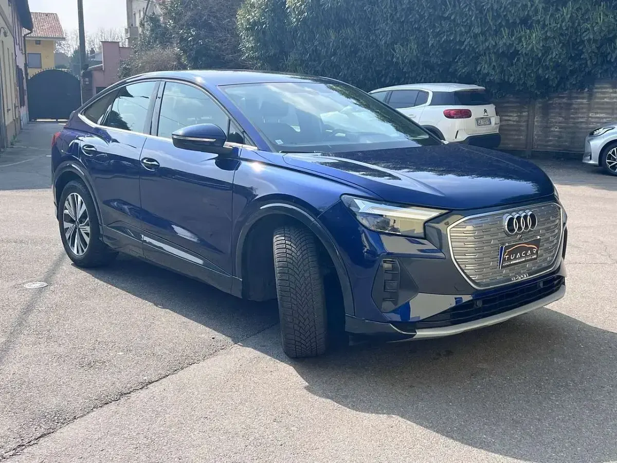 Usata Audi Q4 Sportback e-tron Advanced Plus 125 kW (170 CV) 2022 Blu SUV