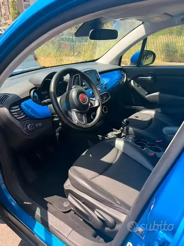 Usata Fiat 500X 95 CV (69 kW) 2019 Blu SUV