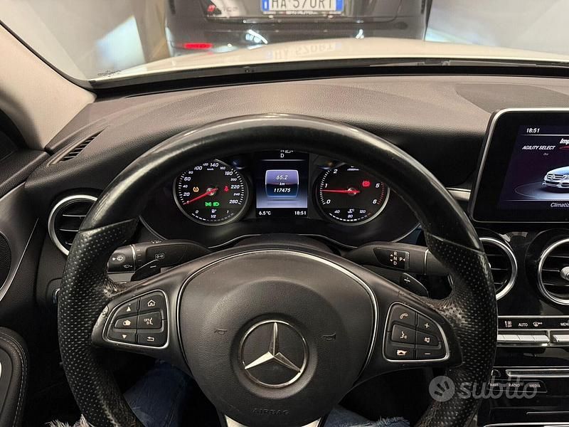 Usata Mercedes C220 Premium 170 CV (125 kW) 2014 Bianco Berlina