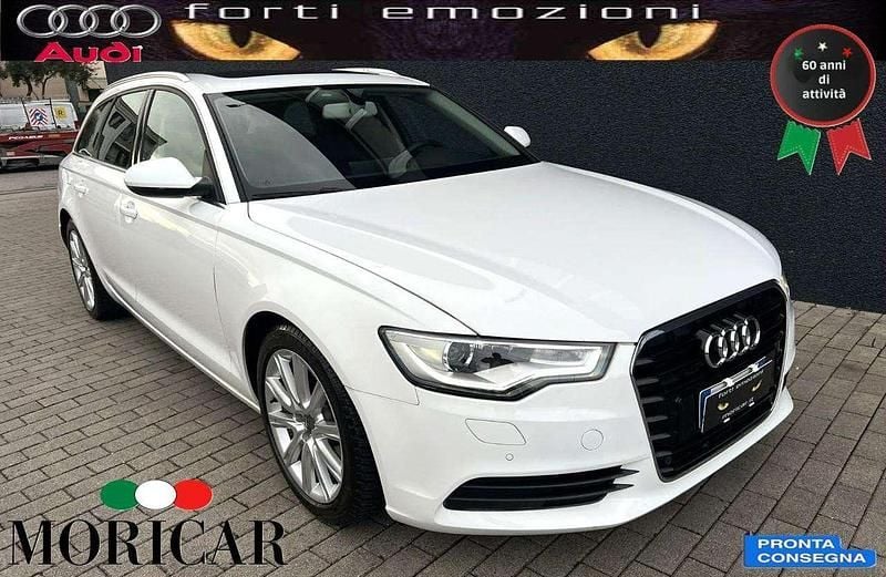 Begagnad Audi A6 190 HK (139 kW) 2014 Vit Kombi