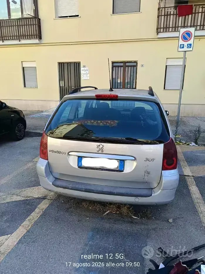 Usata Peugeot 307 75 CV (55 kW) 2002 Grigio Station wagon