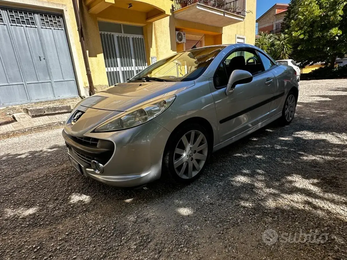 Usata Peugeot 207 CC 109 CV (80 kW) 2007 Grigio Cabrio