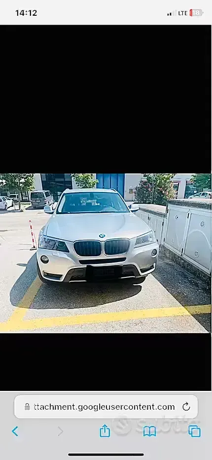 Usata BMW X3 184 CV (135 kW) 2011 Grigio SUV
