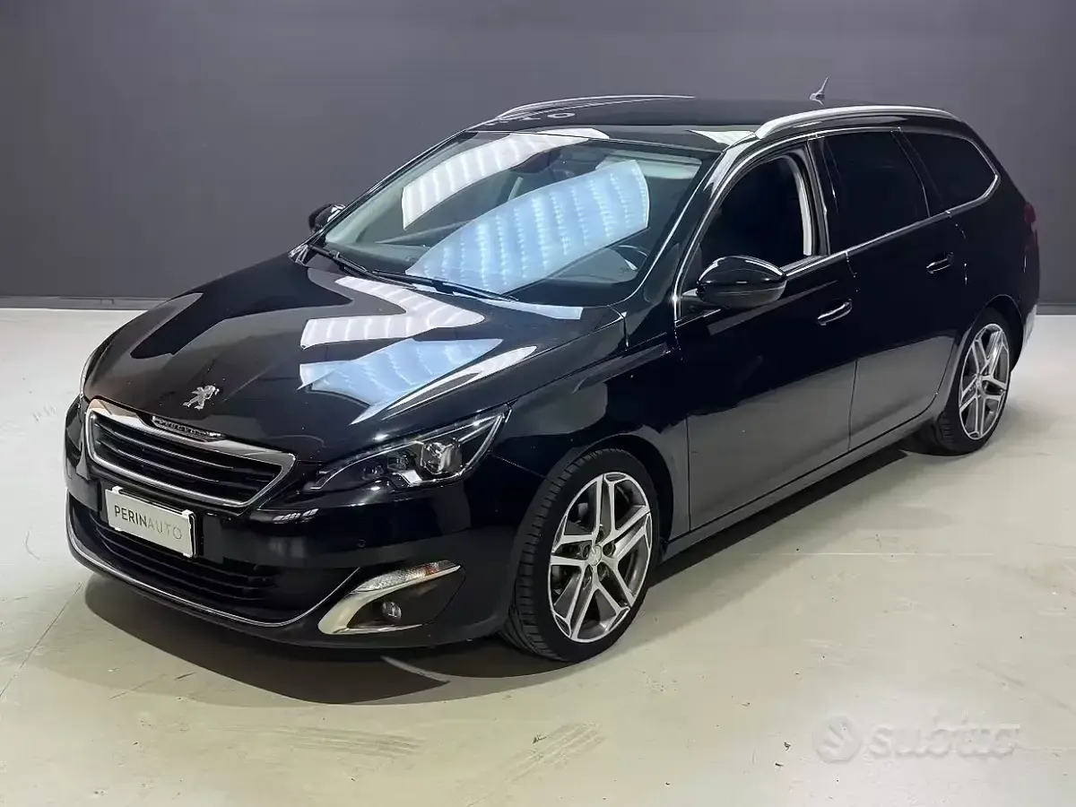 Usata Peugeot 308 SW GT 120 CV (88 kW) 2016 Nero Station wagon
