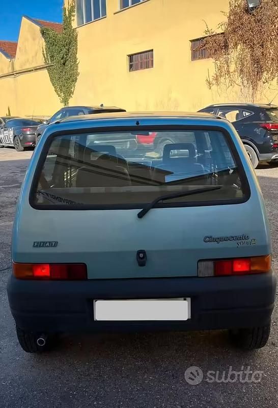 Usata Fiat Cinquecento Young 1997 Blu Utilitaria