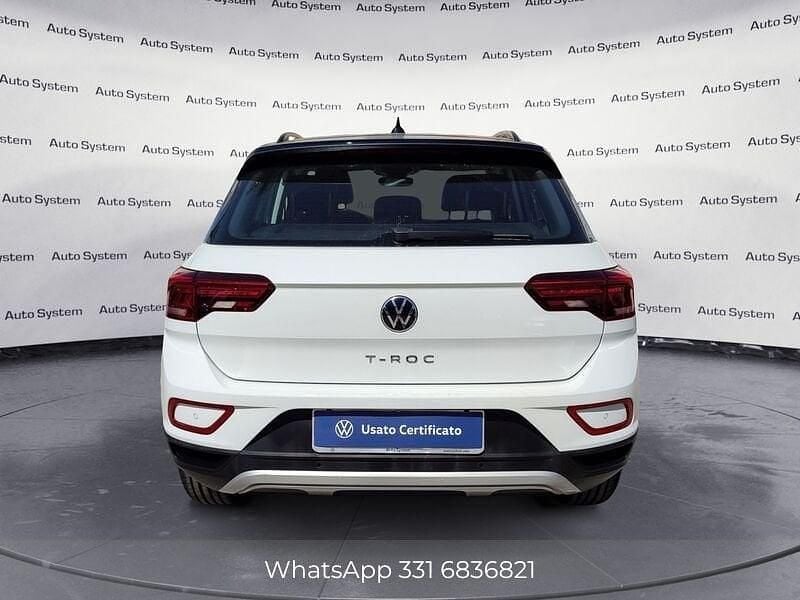 Usata VW T-Roc Life 110 CV (80 kW) 2023 Bianco SUV