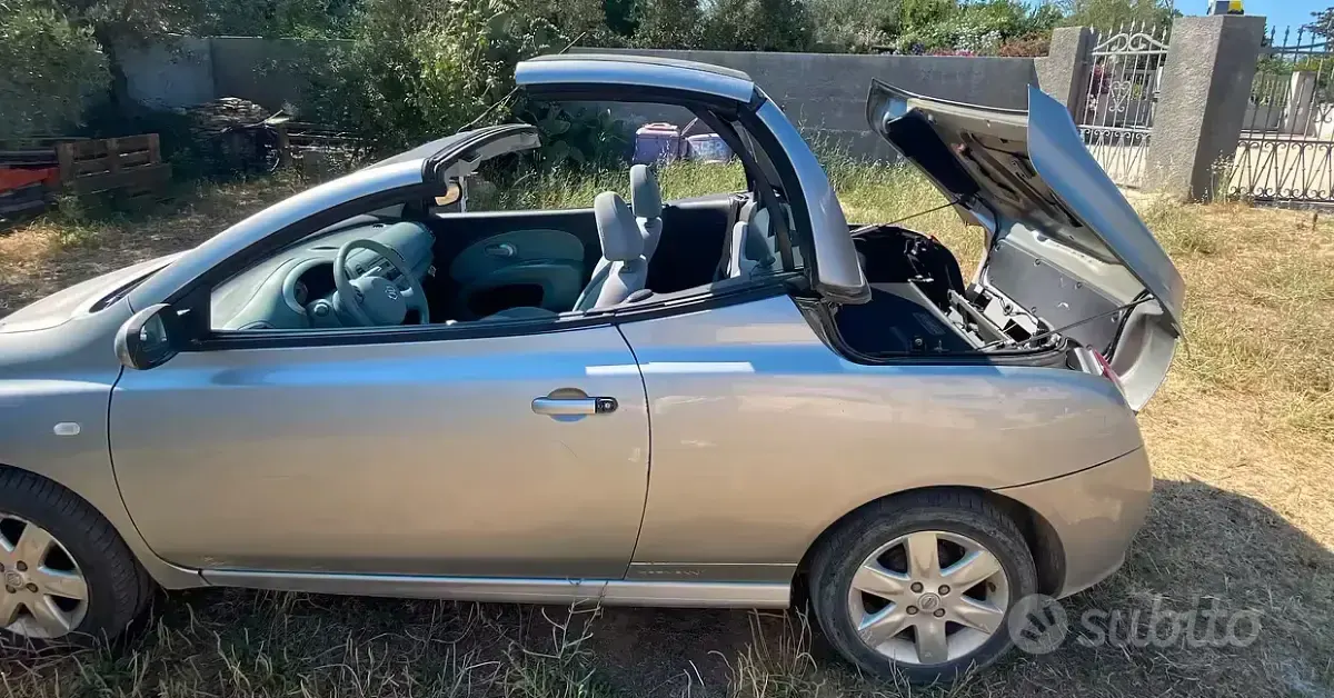 Usata Nissan Micra 88 CV (64 kW) 2006 Grigio Cabrio