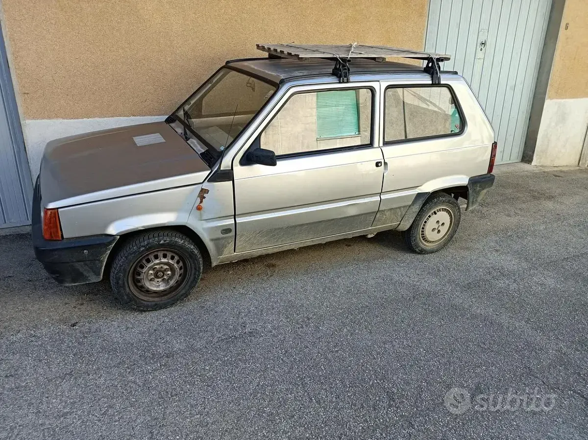 Usata Fiat Panda 54 CV (39 kW) 2001 Grigio Berlina
