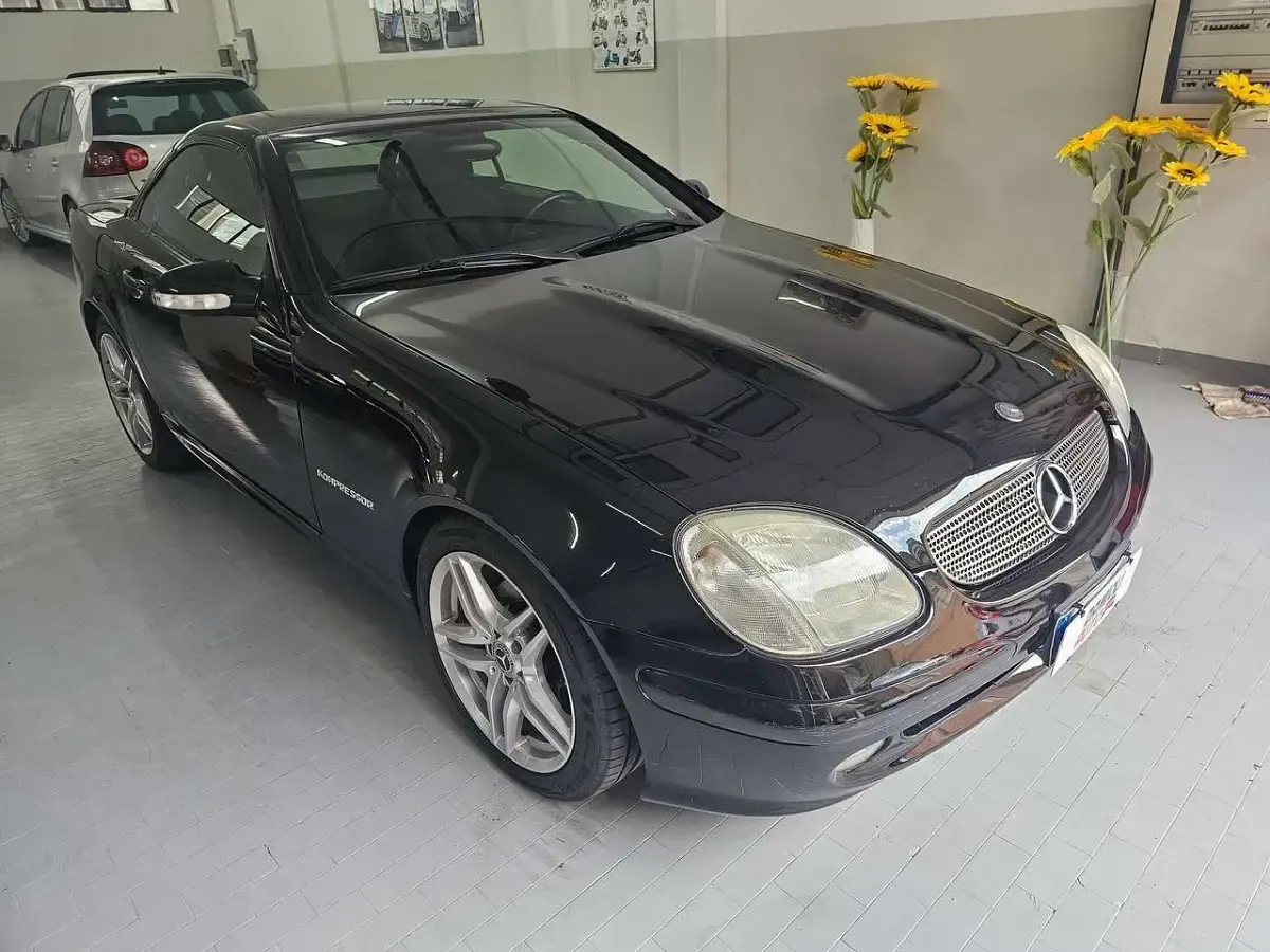 Usata Mercedes SLK200 Edition 163 CV (119 kW) 2004 Nero Cabrio
