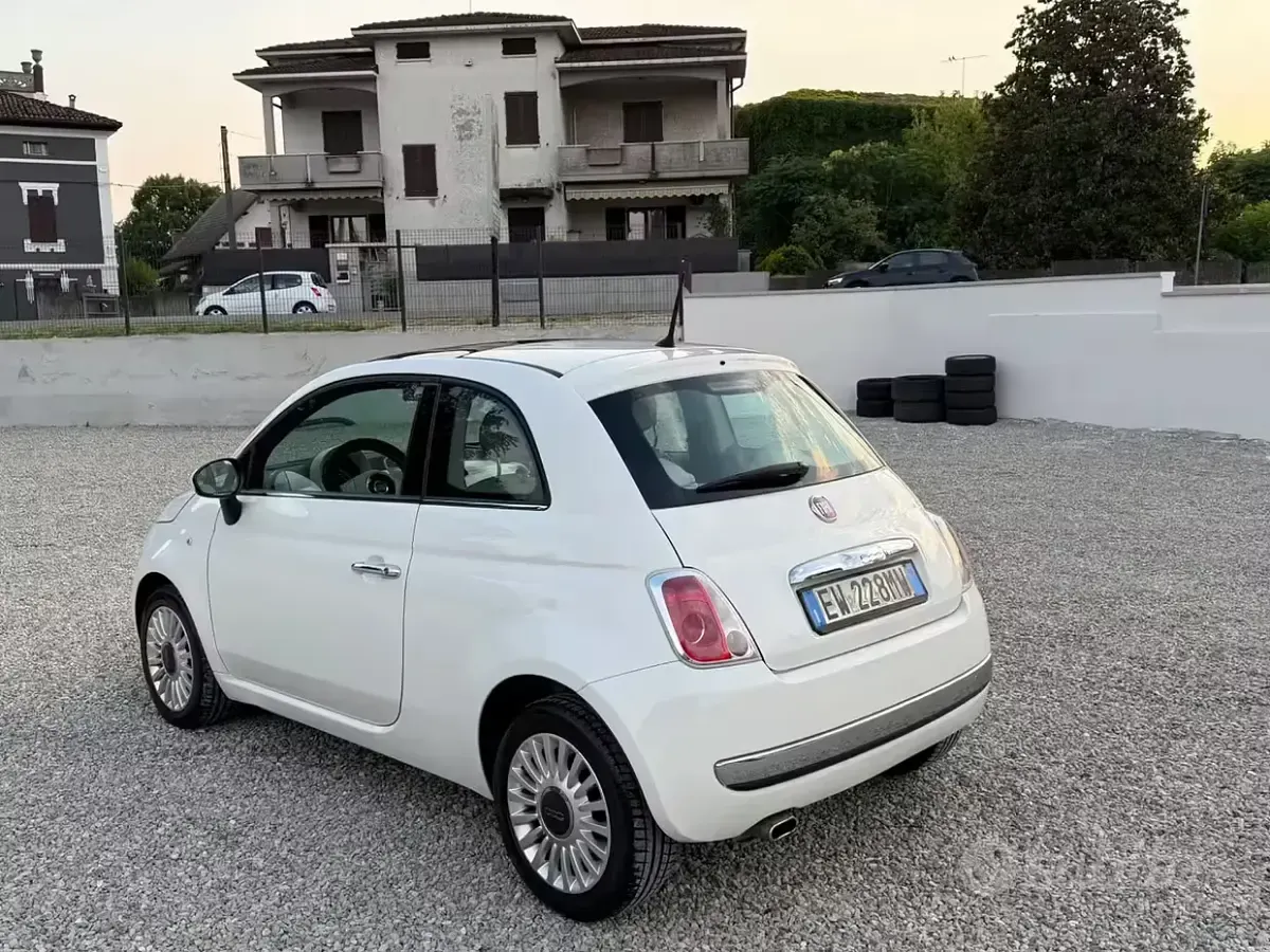 Usata Fiat 500 Lounge 69 CV (50 kW) 2014 Bianco Berlina