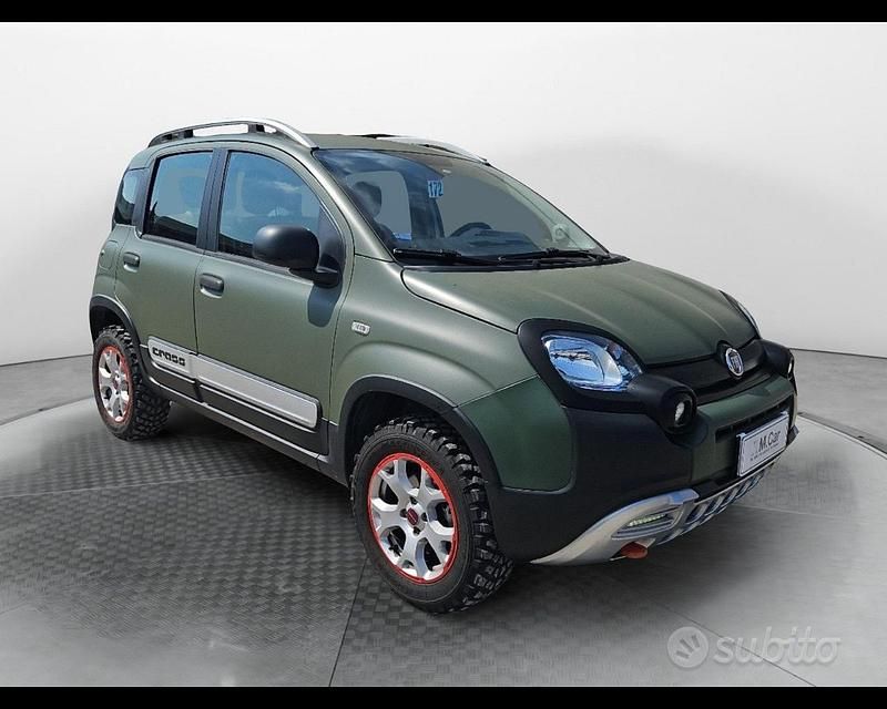 Usata Fiat Panda Cross Cross 90 CV (66 kW) 2014 Verde Utilitaria