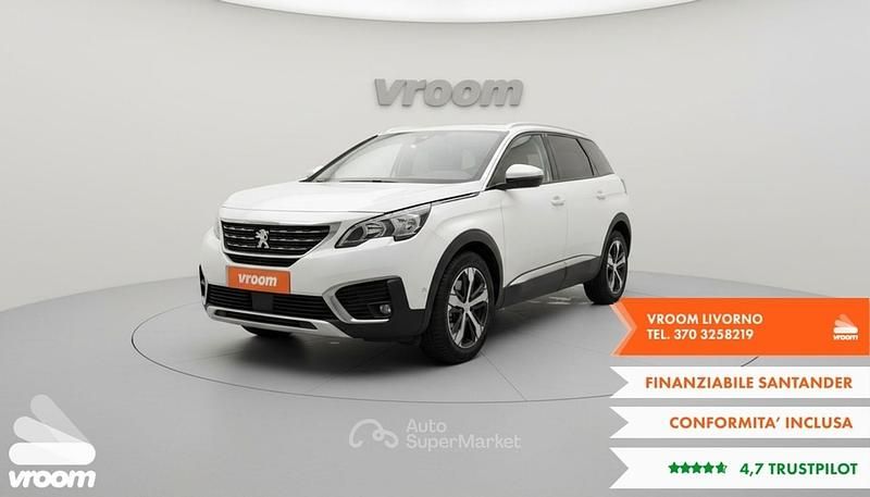 Usata Peugeot 5008 S 131 CV (96 kW) 2019 Bianco SUV