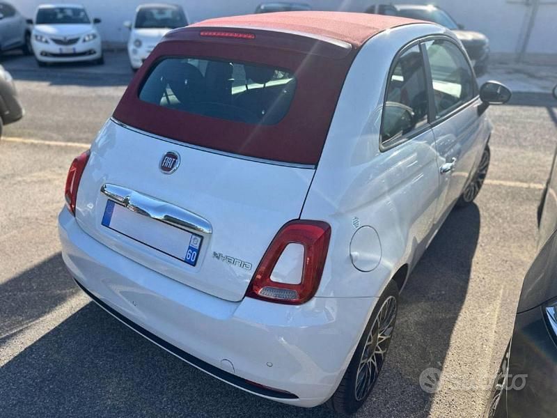 Usata Fiat 500C 70 CV (51 kW) 2024 Bianco Cabrio