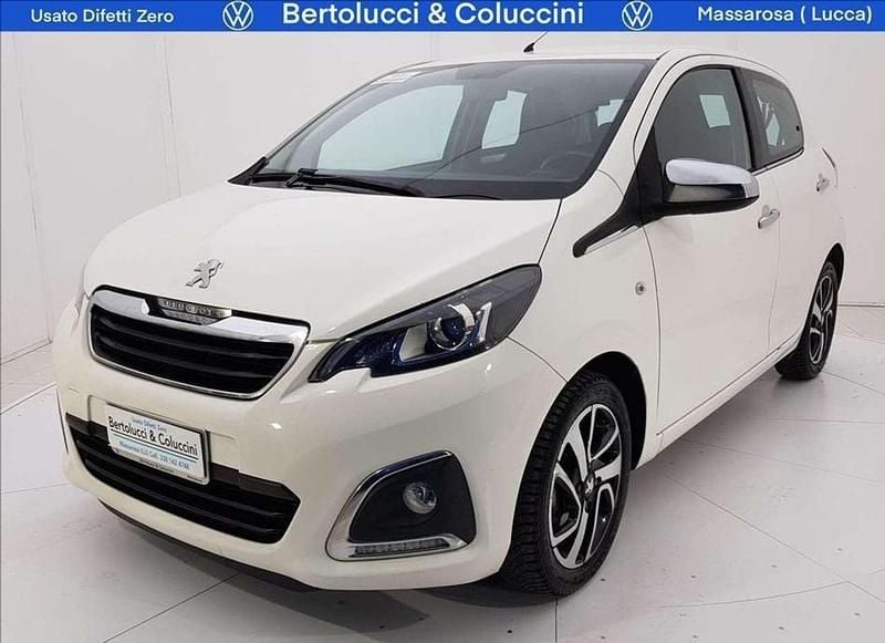 Bianco pastello Usata 2015 Peugeot 108 Allure Berlina | 7600 € (Buon prezzo) - Immagine 1/4