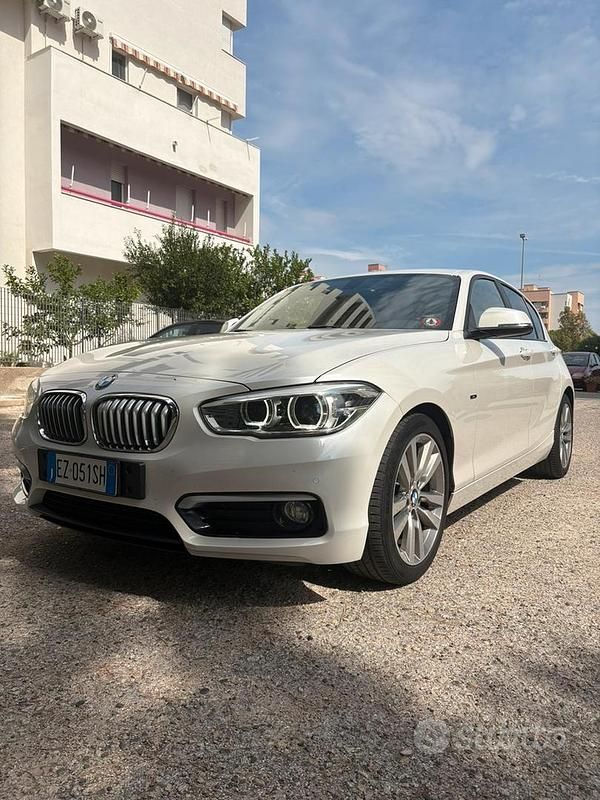 Usata BMW 116 Efficient Dynamics 116 CV (85 kW) 2015 Bianco Utilitaria