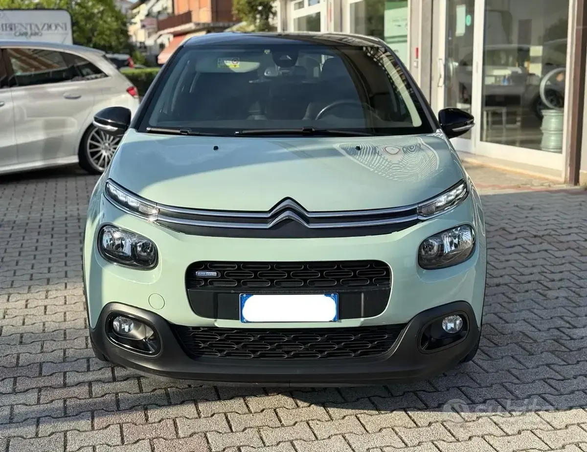 Usata Citroën C3 PureTech 82 CV (60 kW) 2017 Verde Berlina