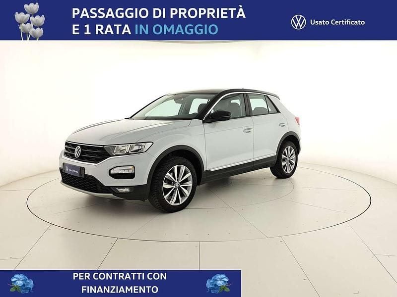 Usata VW T-Roc Style 150 CV (110 kW) 2021 White silver metallizzato nero SUV