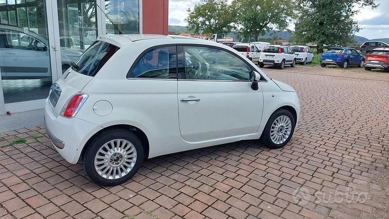 Usata Fiat 500 Lounge 75 CV (55 kW) 2009 Bianco Berlina