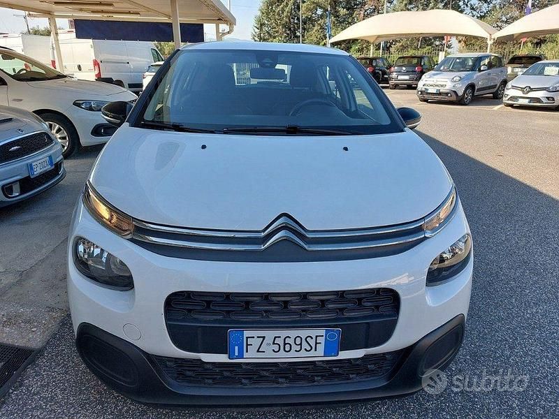 Usata Citroën C3 Feel 102 CV (75 kW) 2019 Bianco Utilitaria