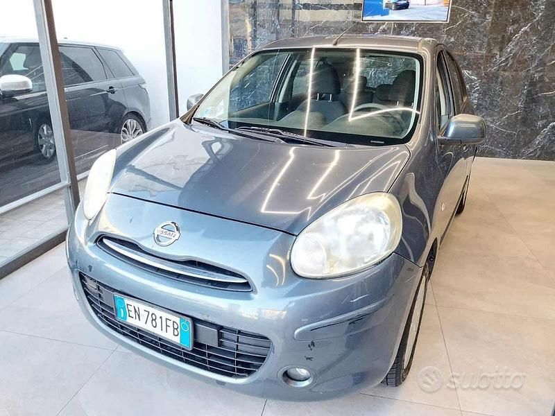 Usata Nissan Micra Comfort 80 CV (58 kW) 2012 Grigio(met.) Utilitaria