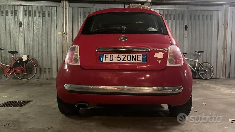 Usata Fiat 500 Lounge 2008 Rosso Berlina