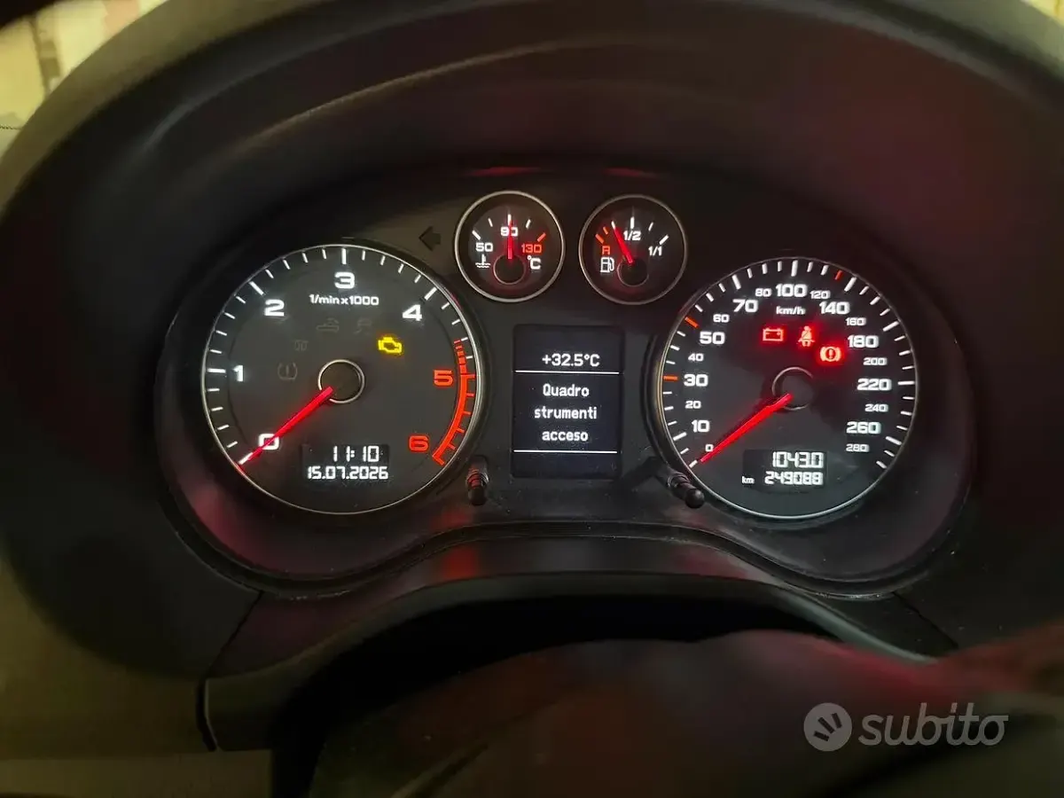 Usata Audi A3 105 CV (77 kW) 2010 Bianco Utilitaria