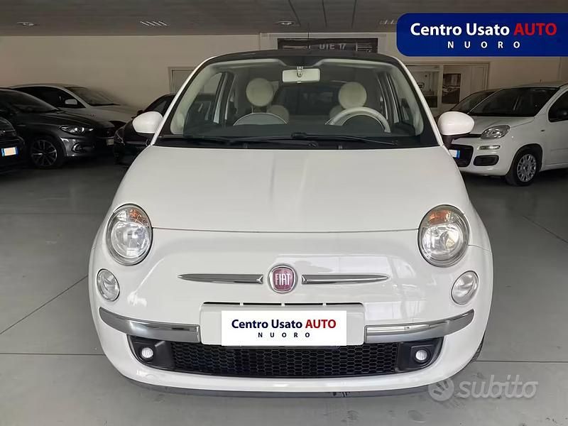 Usata Fiat 500 Lounge 69 CV (50 kW) 2009 Bianco Cabrio