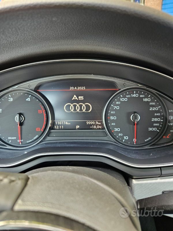 Nero Usata 2017 Audi A5 Cabriolet Cabrio | 25.000 € (Cara) - Immagine 1/4