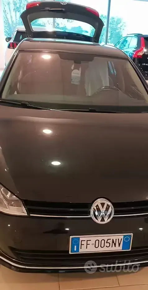 Usata VW Golf VII 110 CV (80 kW) 2016 Nero Berlina
