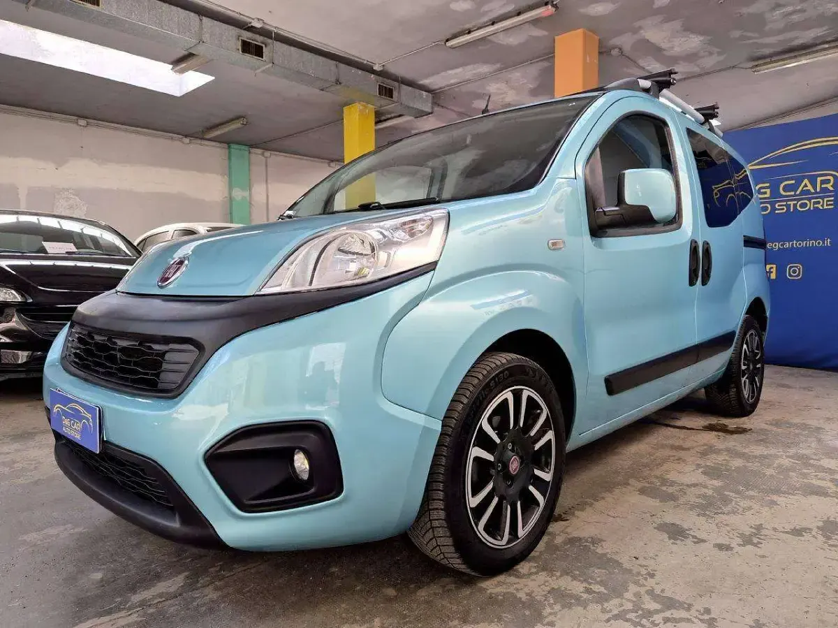 Usata Fiat Qubo Lounge 80 CV (58 kW) 2017 Blu/azzurro Monovolume