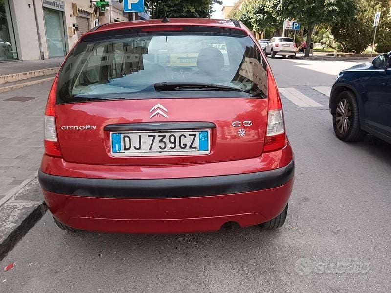 Usata Citroën C3 60 CV (44 kW) 2006 Rosso Utilitaria
